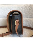 CELINE Medium Folco Crossbody Bag in Triomphe Canvas & Calfskin – GHW
