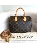 LOUIS VUITTON Monogram Speedy Bandouliere 25 Handbag – GHW (Year 2015)