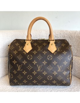 LOUIS VUITTON Monogram Speedy Bandouliere 25 Handbag – GHW (Year 2015)