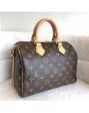 LOUIS VUITTON Monogram Speedy Bandouliere 25 Handbag – GHW (Year 2015)