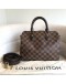 LOUIS VUITTON Damier Ebene Speedy Bandouliere 25 Handbag – GHW (Microchip)