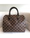 LOUIS VUITTON Damier Ebene Speedy Bandouliere 25 Handbag – GHW (Microchip)