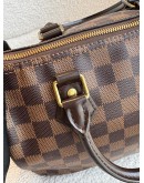 LOUIS VUITTON Damier Ebene Speedy Bandouliere 25 Handbag – GHW (Microchip)