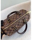 LOUIS VUITTON Damier Ebene Speedy Bandouliere 25 Handbag – GHW (Microchip)