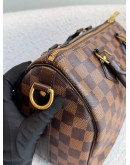 LOUIS VUITTON Damier Ebene Speedy Bandouliere 25 Handbag – GHW (Microchip)