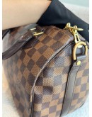 LOUIS VUITTON Damier Ebene Speedy Bandouliere 25 Handbag – GHW (Microchip)