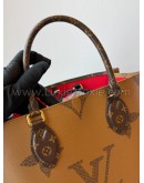 LOUIS VUITTON Monogram OnTheGo MM Tote Bag – GHW (Microchip)