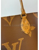 LOUIS VUITTON Monogram OnTheGo MM Tote Bag – GHW (Microchip)