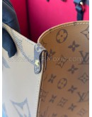 LOUIS VUITTON Monogram OnTheGo MM Tote Bag – GHW (Microchip)