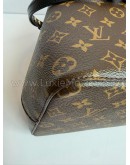 LOUIS VUITTON Monogram NeoNoe MM Drawstring Bucket Bag in Black – GHW (Microchip)