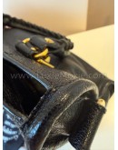 BALENCIAGA Mini City Bag with Shoulder Strap in Black Calfskin – GHW