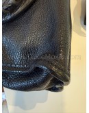 BALENCIAGA Mini City Bag with Shoulder Strap in Black Calfskin – GHW