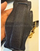 BALENCIAGA Mini City Bag with Shoulder Strap in Black Calfskin – GHW
