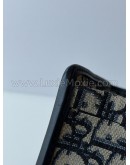 CHRISTIAN DIOR 30 Montaigne Bag in Blue Oblique Jacquard - Antique Gold Hardware (Year 2021)