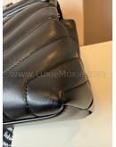 YVES SAINT LAURENT Monogram Small LouLou in Black Chevron Quilted Leather – GHW (Year 2021)