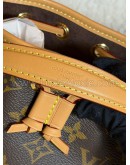 LOUIS VUITTON Monogram Nano Noe Bucket Bag with Shoulder Strap – GHW (Microchip) 