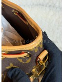 LOUIS VUITTON Monogram Nano Noe Bucket Bag with Shoulder Strap – GHW (Microchip) 