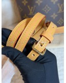 LOUIS VUITTON Monogram Nano Noe Bucket Bag with Shoulder Strap – GHW (Microchip) 