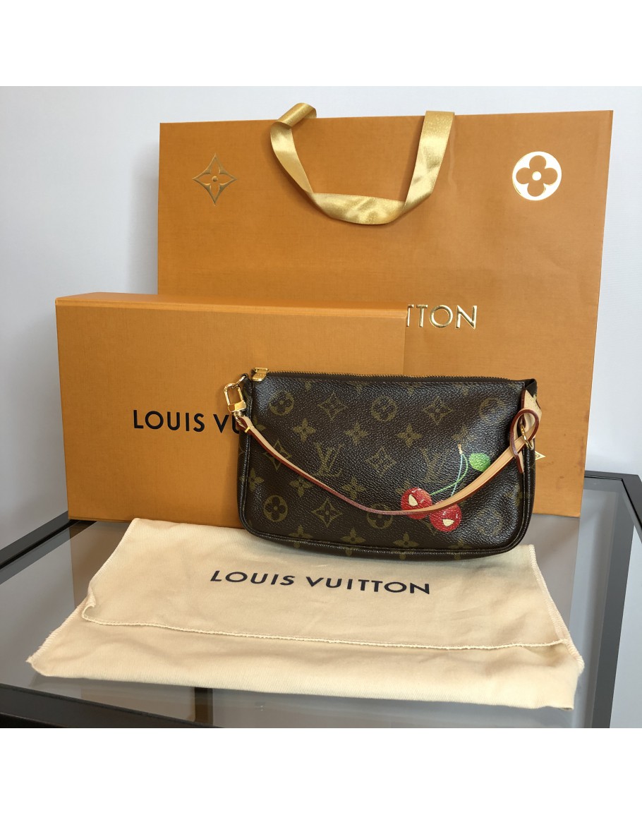 Louis Vuitton Brown Monogram Canvas Pochette Accessoires Shoulder