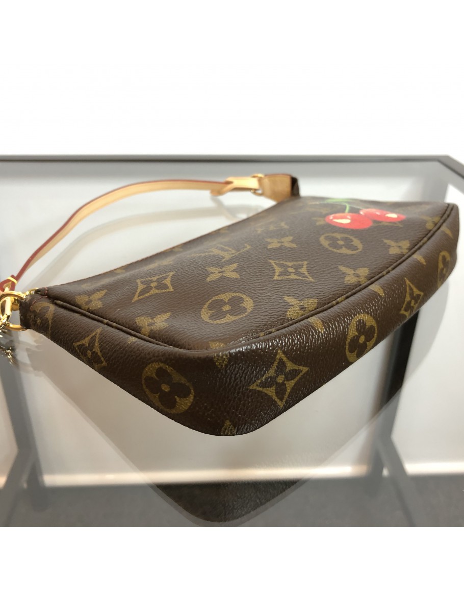 Buy Louis Vuitton Pochette Accessoires Limited Edition Cherry 216602
