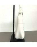 CELINE Medium Ava Shoulder Bag in White Calfskin - SHW