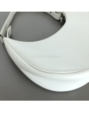 CELINE Medium Ava Shoulder Bag in White Calfskin - SHW