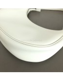 CELINE Medium Ava Shoulder Bag in White Calfskin - SHW