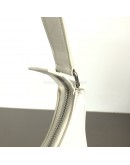 CELINE Medium Ava Shoulder Bag in White Calfskin - SHW