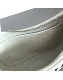 CELINE Medium Ava Shoulder Bag in White Calfskin - SHW