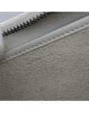 CELINE Medium Ava Shoulder Bag in White Calfskin - SHW