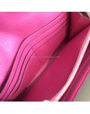 HERMES Kelly Long Wallet in Maroon Box Calf Leather – PHW (Stamp Square O – Year 2011)