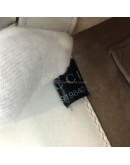 GUCCI Sylvie Mini Top Handle Bag in Off White Calfskin with Twisted Web Strap & Leather Strap – GHW