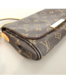 LOUIS VUITTON Monogram Favourite PM Armpit Bag with Shoulder Strap – GHW (Year 2014)