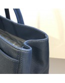CHANEL Blue Calfskin Large Tote Bag with Inner Pochette – SHW (17 Series – Year 2012)