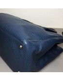 CHANEL Blue Calfskin Large Tote Bag with Inner Pochette – SHW (17 Series – Year 2012)