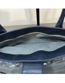 CHANEL Blue Calfskin Large Tote Bag with Inner Pochette – SHW (17 Series – Year 2012)