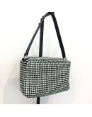 ALEXANDER WANG Heiress Pouch Bag in Green Crystal Mesh – SHW