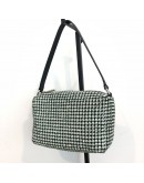 ALEXANDER WANG Heiress Pouch Bag in Green Crystal Mesh – SHW