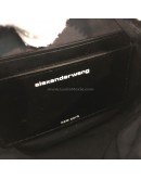 ALEXANDER WANG Heiress Pouch Bag in Green Crystal Mesh – SHW