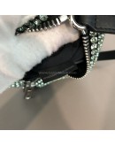 ALEXANDER WANG Heiress Pouch Bag in Green Crystal Mesh – SHW