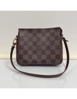 LOUIS VUITTON Damier Ebene Trousse Pochette Handbag – GHW