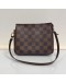 LOUIS VUITTON Damier Ebene Trousse Pochette Handbag – GHW