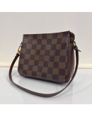 LOUIS VUITTON Damier Ebene Trousse Pochette Handbag – GHW
