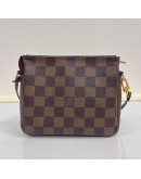 LOUIS VUITTON Damier Ebene Trousse Pochette Handbag – GHW