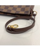 LOUIS VUITTON Damier Ebene Trousse Pochette Handbag – GHW