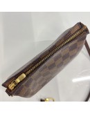 LOUIS VUITTON Damier Ebene Trousse Pochette Handbag – GHW