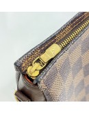 LOUIS VUITTON Damier Ebene Trousse Pochette Handbag – GHW