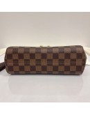 LOUIS VUITTON Damier Ebene Croisette Handbag with Shoulder Strap – GHW (Microchip New Model)