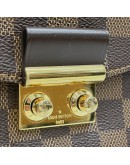 LOUIS VUITTON Damier Ebene Croisette Handbag with Shoulder Strap – GHW (Microchip New Model)