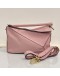 LOEWE Medium Puzzle Edge Bag in Pink Classic Calfskin with Shoulder Strap – GHW